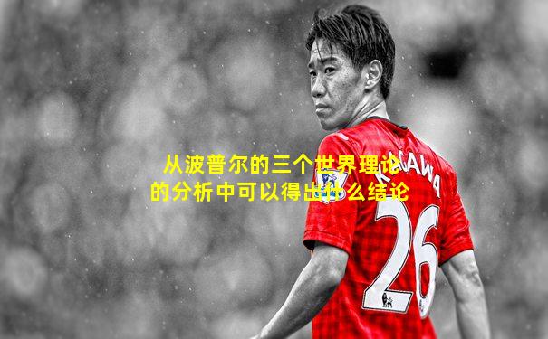从波普尔的三个世界理论的分析中可以得出什么结论